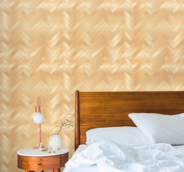 Carta da parati effetto marmo motivo a trama chevron - TenStickers