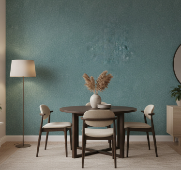 Carta da parati effetto marmo tonalità teal attenuata - TenStickers