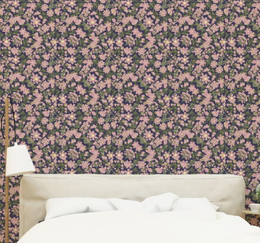Carta da parati floreale armonia del motivo floreale - TenStickers
