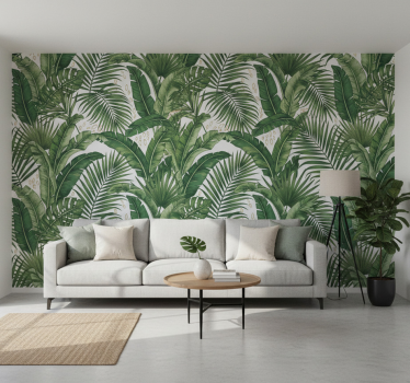 Carta da parati foglie foglie di palma relax - TenStickers