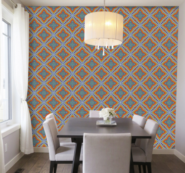 Carta da parati geometrica arredamento a motivi geometrici - TenStickers