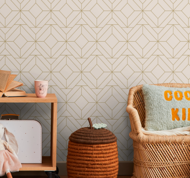 Carta da parati cameretta collezione di forme geometriche - TenStickers