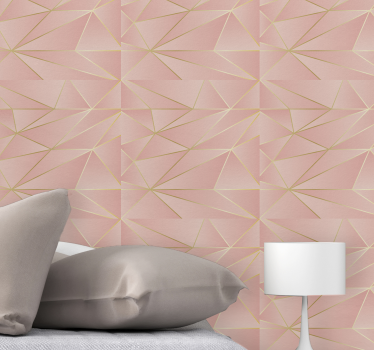 Carta da parati geometrica eleganza delle linee geometriche - TenStickers