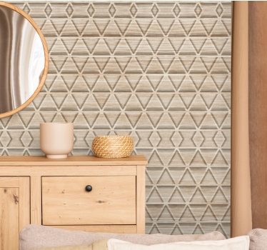 Carta da parati triangoli livelli di texture 3d - TenStickers