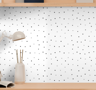 Carta da parati geometrica triangoli sparsi - TenStickers