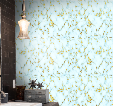 Carta da parati effetto marmo ed oro - TenStickers
