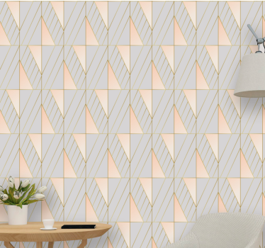 Carta da parati moderna forme geometriche stratificate - TenStickers