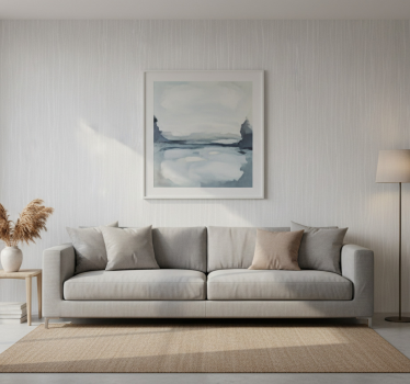 Carta da parati moderna grigia chiara in legno - TenStickers