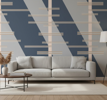 Carta da parati moderna tema linee geometriche - TenStickers