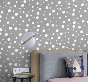 Carta da parati pois disegno a pois - TenStickers