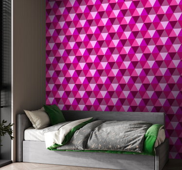 Carta da parati colorata stile geometrico - TenStickers