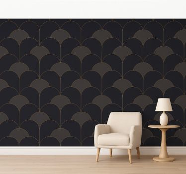 Carta da parati vintage design degli archi degli anni '20 - TenStickers